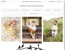 Tablet Screenshot of barnchicboutique.com